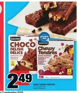 Super C BARRES TENDRES SELECTION | SELECTION CHEWY BARS offer