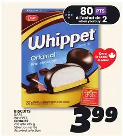 IGA DARE WHIPPET, COOKIES offer