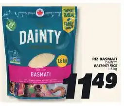 IGA DAINTY BASMATI RICE offer