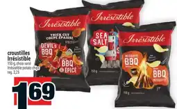 Super C CROUSTILLES IRRÉSISTIBLE | IRRÉSISTIBLE POTATO CHIPS offer