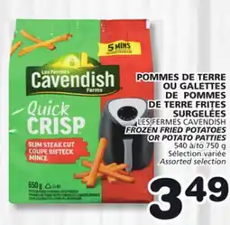 Marches Tradition LES FERMES CAVENDISH FROZEN FRIED POTATOES PATTIES offer
