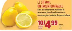 Marché Adonis CITRONS | LEMONS offer