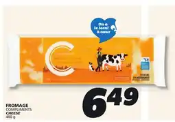 IGA COMPLIMENTS CHEESE offer