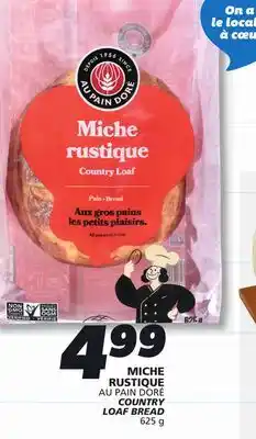 IGA MICHE RUSTIQUE COUNTRY LOAF BREAD offer