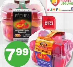 Marches Tradition Panier 2 L NECTARINES OR PEACHES offer