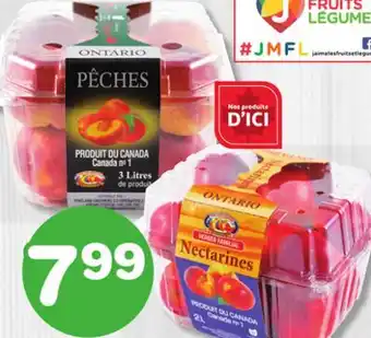 Marches Tradition Panier 2 L NECTARINES OR PEACHES offer