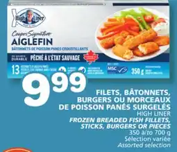 Marches Tradition HIGH LINER FROZEN BREADED FISH FILLETS FISH FILLETS, STICKS PIECES offer