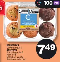 Marches Tradition COMPLIMENTS MUFFINS offer
