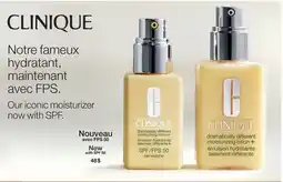 Jean Coutu CLINIQUE with SPF 50 offer