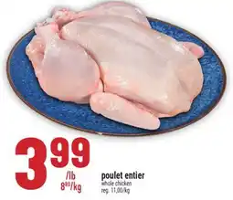 Marché Adonis POULET ENTIER | WHOLE CHICKEN offer