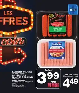 Marches Tradition LAFLEUR FRESH SAUSAGES OR BREAKFAST SAUSAGES offer