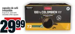 Super C CAPSULES DE CAFÉ IRRÉSISTIBLE | IRRÉSISTIBLE COFFEE CAPSULES offer