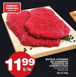 Marches Tradition TENDERIZED OR SANDWICH STEAK offer