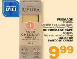 Marches Tradition RIVIERA Pizza Parmesan, (200 g) mozzarella (360 g) CHEESE OR SHREDDED CHEESE offer