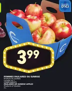 Marches Tradition COMPLIMENTS PAULARED OR SUNRISE APPLES offer