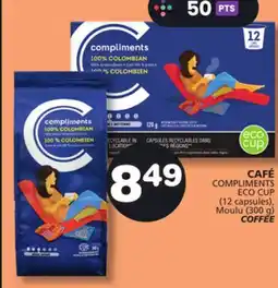 Marches Tradition COMPLIMENTS ECO CUP (12 capsules), Moulu (300 g) COFFEE offer