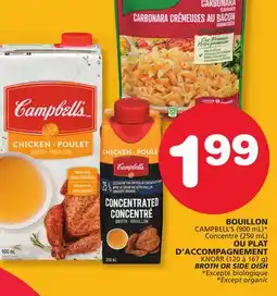 Marches Tradition CAMPBELL'S (900 mL)*, KNORR (120 167 g) BROTH OR SIDE DISH offer