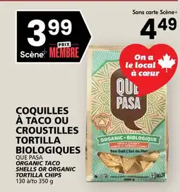 Rachelle-Bery Grocery QUE PASA ORGANIC TACO SHELLS OR ORGANIC TORTILLA CHIPS offer