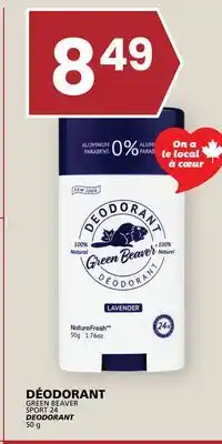 Rachelle-Bery Grocery GREEN BEAVER SPORT 24 DEODORANT offer