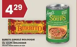 Rachelle-Bery Grocery AMY'S ORGANIC FROZEN BURRITO (156 or 170 g) OR SOUP (398 mL) offer