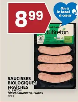 Rachelle-Bery Grocery DU BRETON FRESH ORGANIC SAUSAGES offer