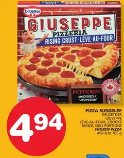 Marches Tradition DR.OETKER GIUSEPPE MINCE, DÉLI-PORTIONS FROZEN PIZZA offer