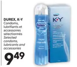 Brunet DUREX, K-Y Condoms, lubrifiants et accessoires sélectionnés offer