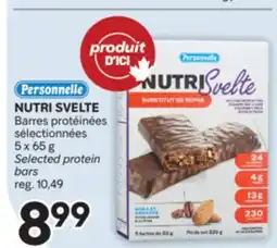 Brunet PERSONNELLE NUTRI SVELTE Barres protéinées sélectionnées offer
