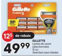 Brunet GILLETTE Lames de rasoir sélectionnées offer