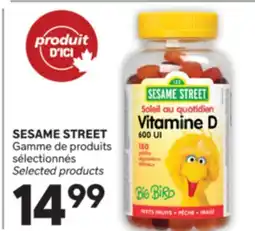 Brunet SESAME STREET Gamme de produits sélectionnés offer