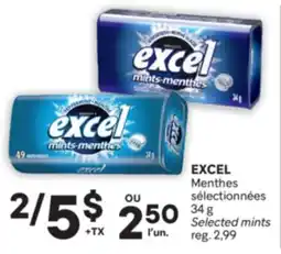 Brunet EXCEL Menthes sélectionnées offer
