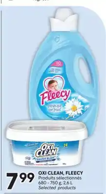 Brunet OXI CLEAN, FLEECY Produits sélectionnés offer