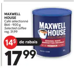 Brunet MAXWELL HOUSE Café sélectionné offer