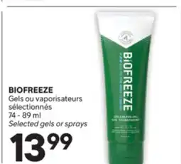 Brunet BIOFREEZE Gels ou vaporisateurs sélectionnés offer