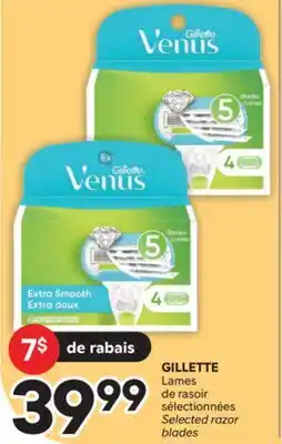Brunet GILLETTE Lames de rasoir sélectionnées offer