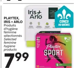 Brunet PLAYTEX, IRIS + ARLO Produits d'hygiène féminine sélectionnés offer