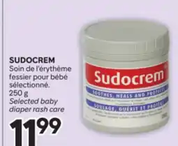 Brunet SUDOCREM Soin de l'érythème fessier pour bébé sélectionné offer