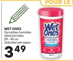 Brunet WET ONES Serviettes humides sélectionnées offer