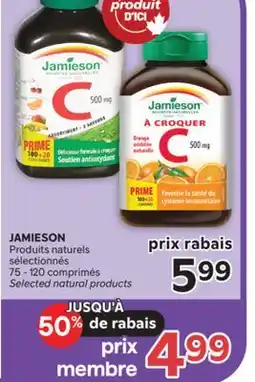 Brunet JAMIESON Produits naturels sélectionnés offer