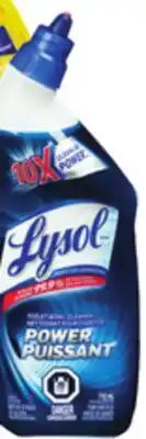 Giant Tiger Lysol toilet bowl cleaner offer