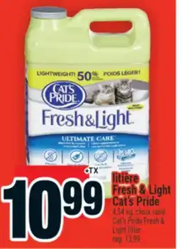 Super C litière Fresh & Light | Cat's Pride Fresh & Light litter offer