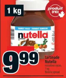 Super C tartinade Nutella | Nutella spread offer
