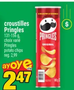 Super C croustilles Pringles | Pringles potato chips offer