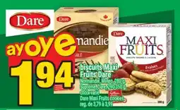 Super C biscuits Maxi Fruits Dare | Dare Maxi Fruits cookies offer