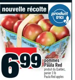 Super C pommes Paula Red | Paula Red apples offer