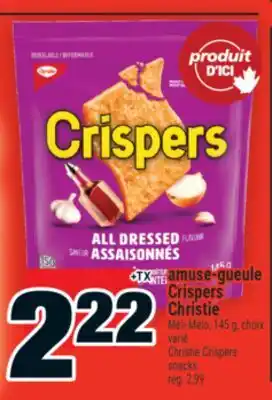 Super C amuse-gueule Crispers Christie | Christie Crispers snacks offer