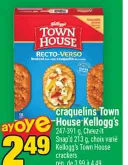 Super C craquelins Town House Kellogg's | Kellogg's Town House crackers offer