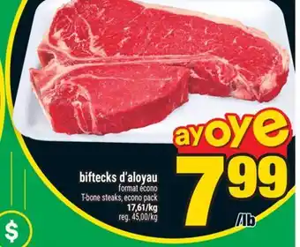 Super C BIFTECKS D'ALOYAU offer