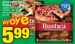 Super C pizza croûte farcie Rustica | Rustica frozen stuffed crust offer