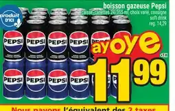 Super C BOISSON GAZEUSE PEPSI | SOFT DRINK offer